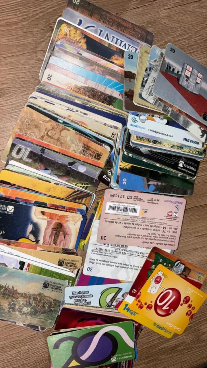 Coleção de cartões de telefone - Foto 2