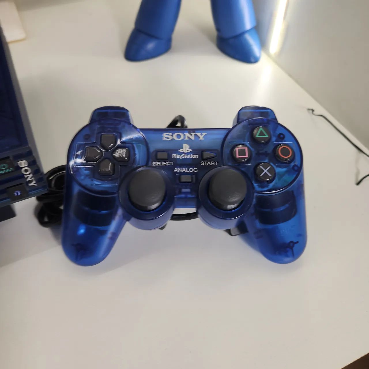 Playstation 2 ocean blue original japao  - Foto 4