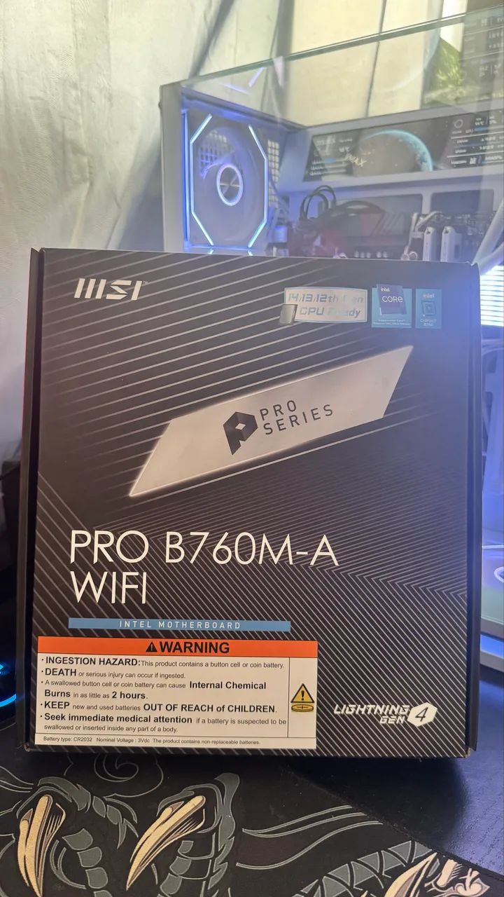 Kit Intel B760M Wifi + 12600KF DDR5 - Foto 2
