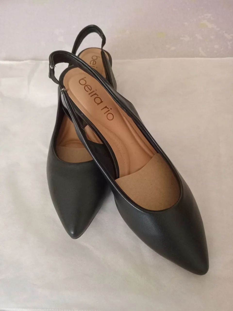 Slingback preto - Foto 2