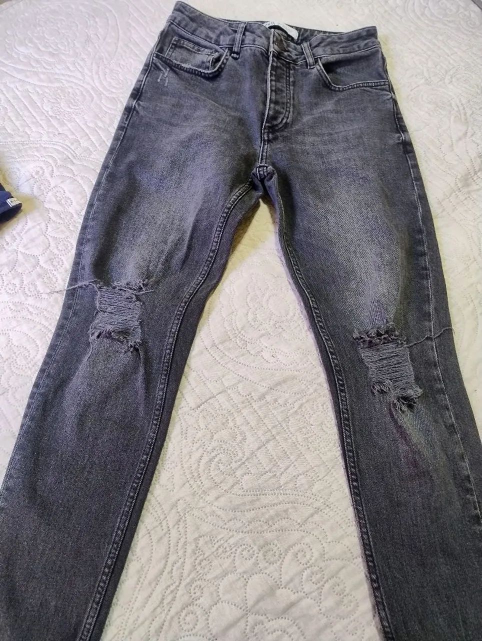 Calça Black jeans Zara 38  - Foto 4