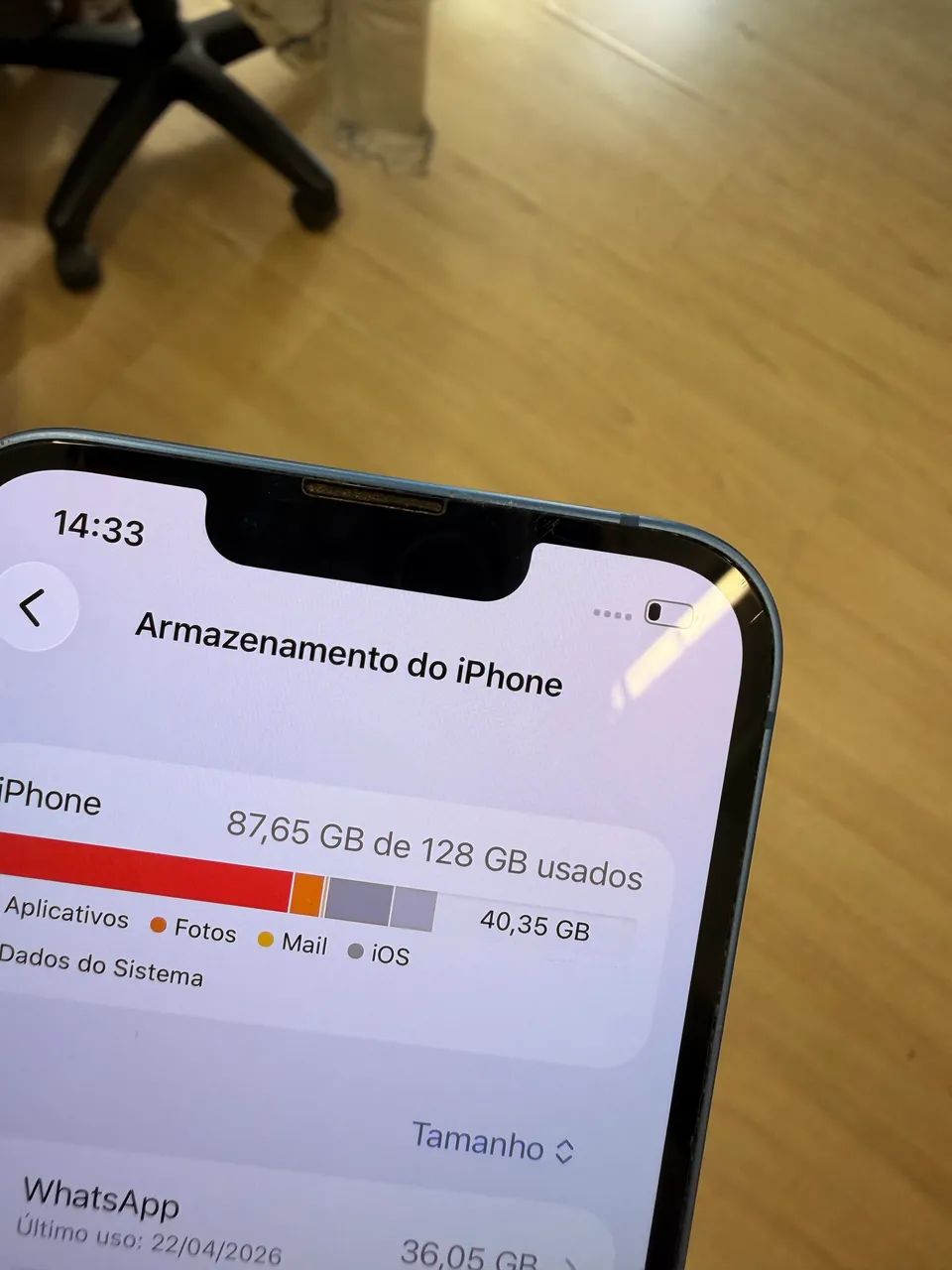 iPhone 13 azul 128GB - Foto 4