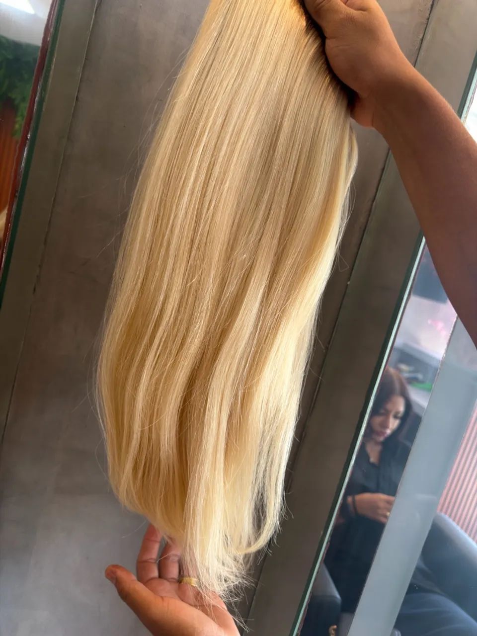 Cabelo mega hair loiro - Foto 3