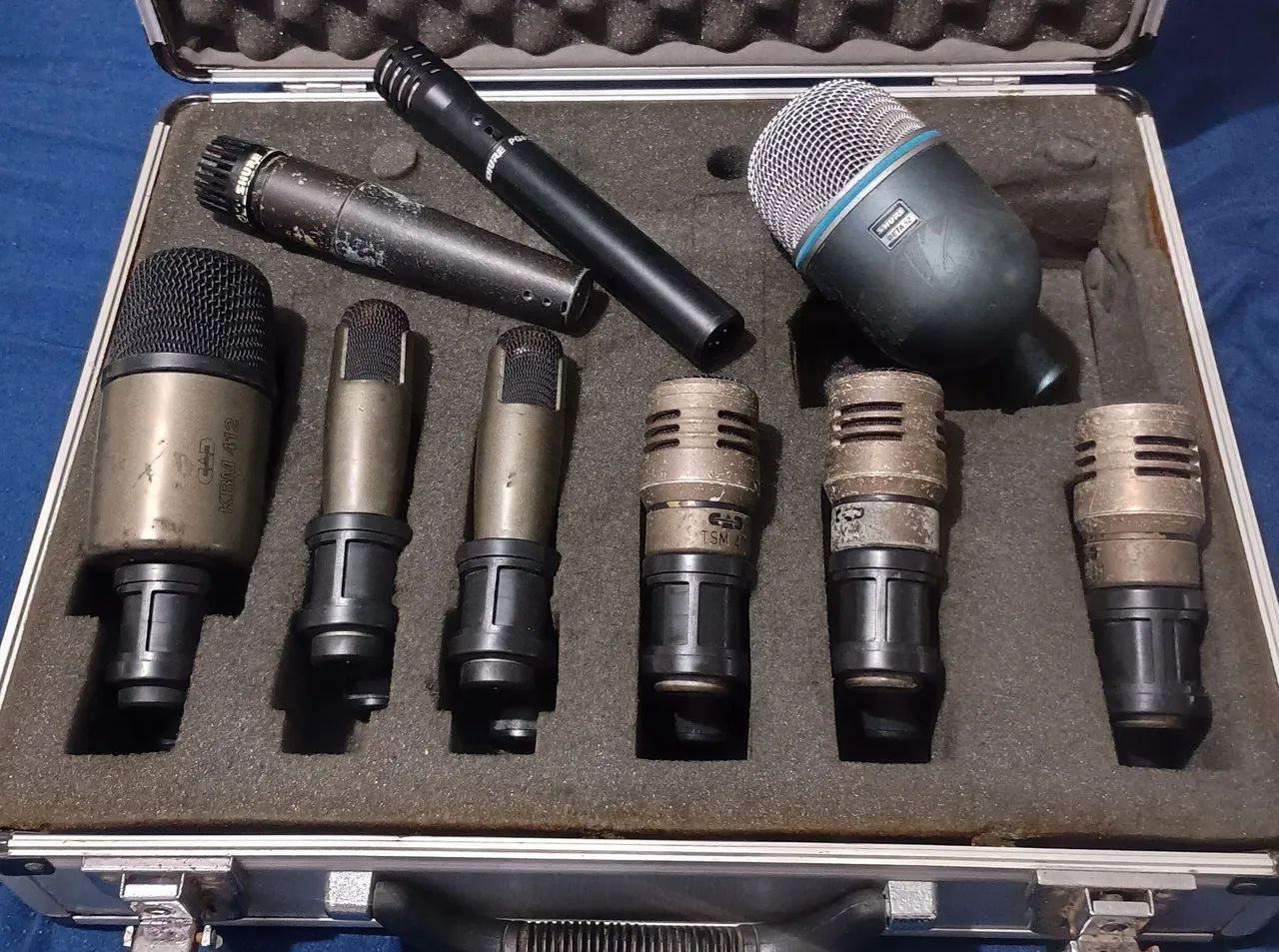 Kit de microfones para bateria CAD e Shure  - Foto 2