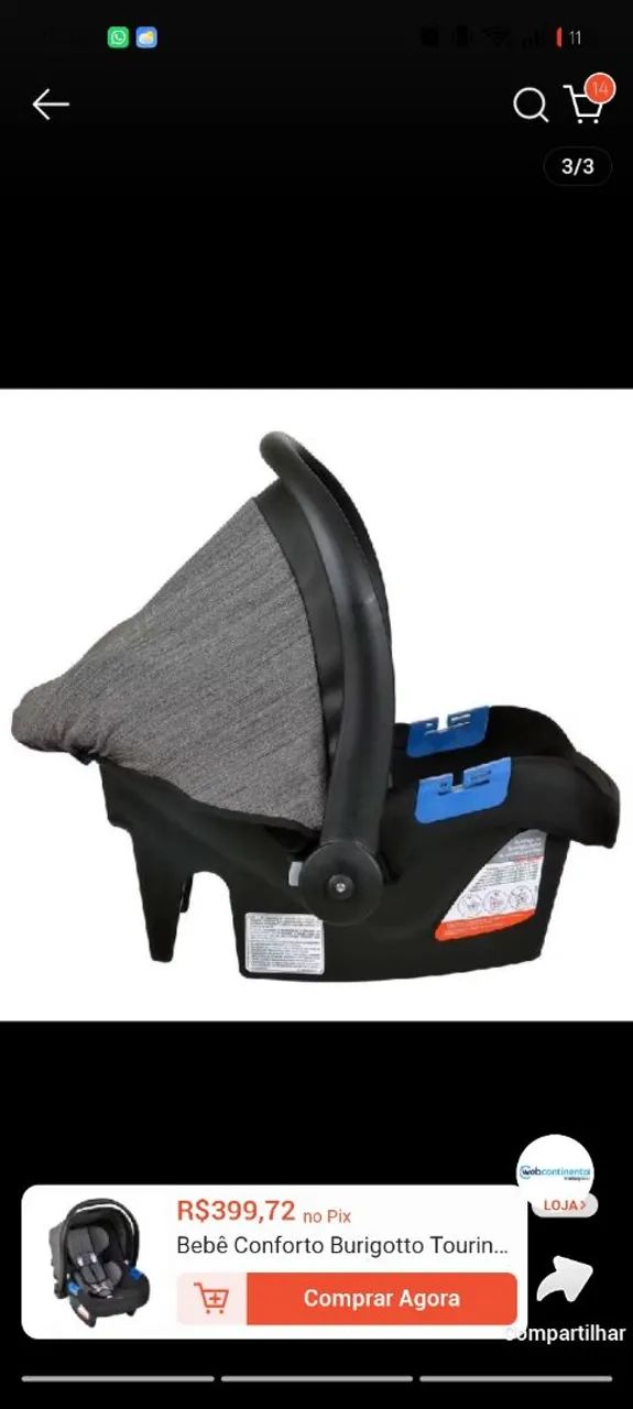Bebe conforto 0 a 13kg - Foto 2