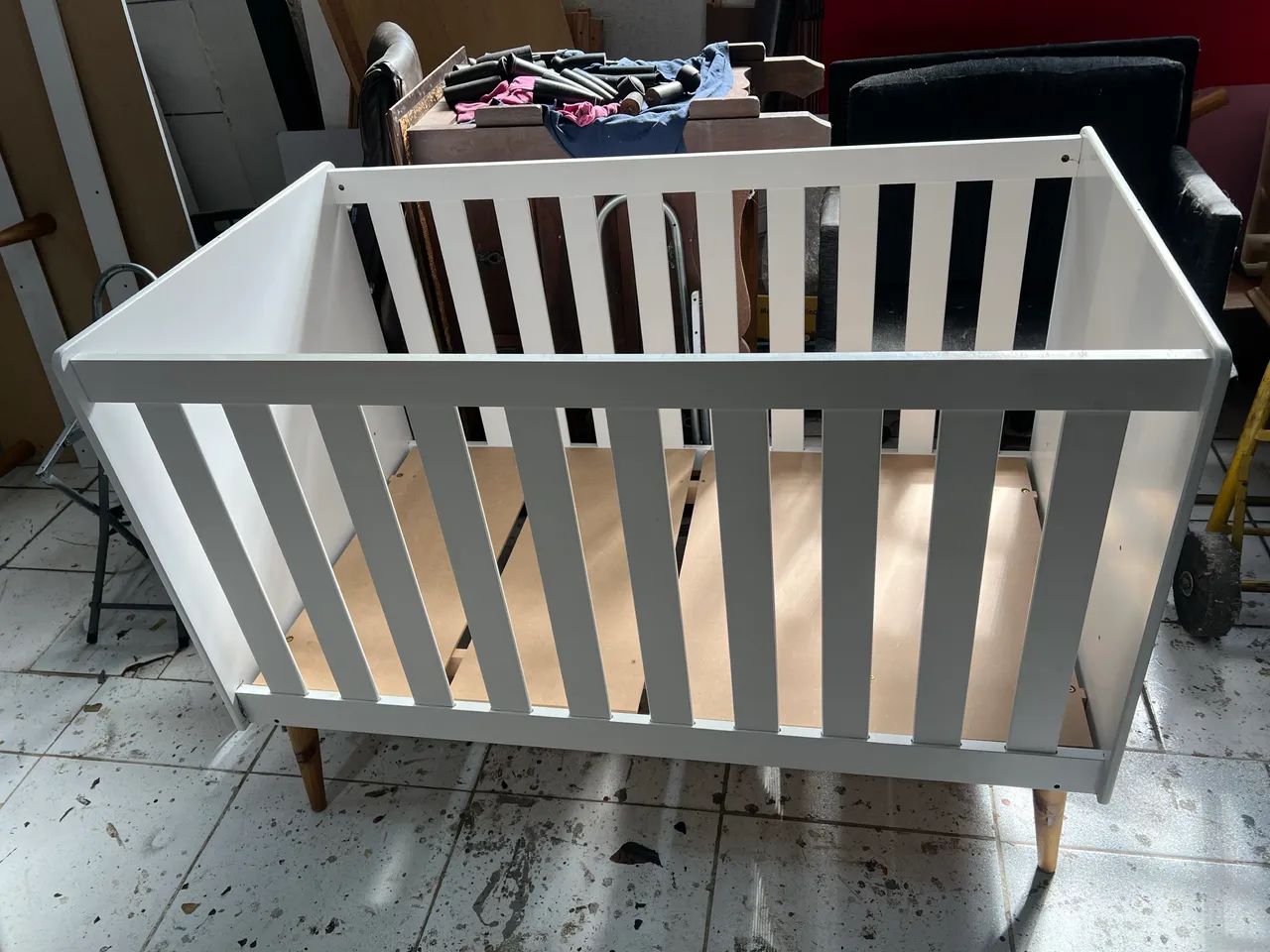 Berço Mini Cama Americano Branco  - Foto 3