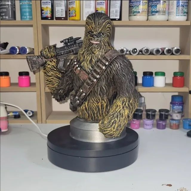 BONECO CHEWBACCA DE IMPRESSÃO 3D
