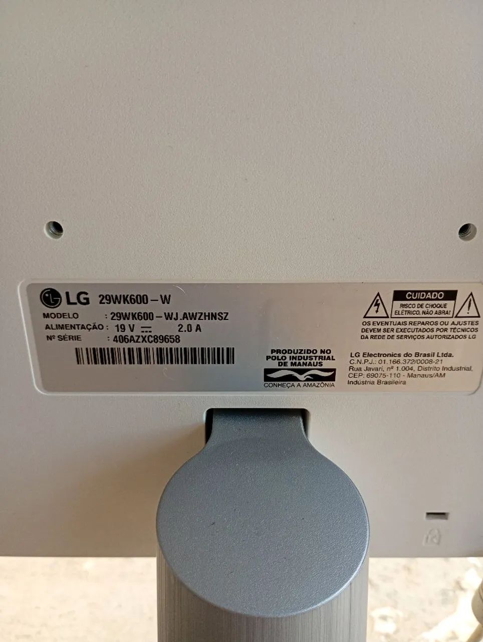 Uma pequena linha monitor LG 29 polegadas semi novo  - Foto 5
