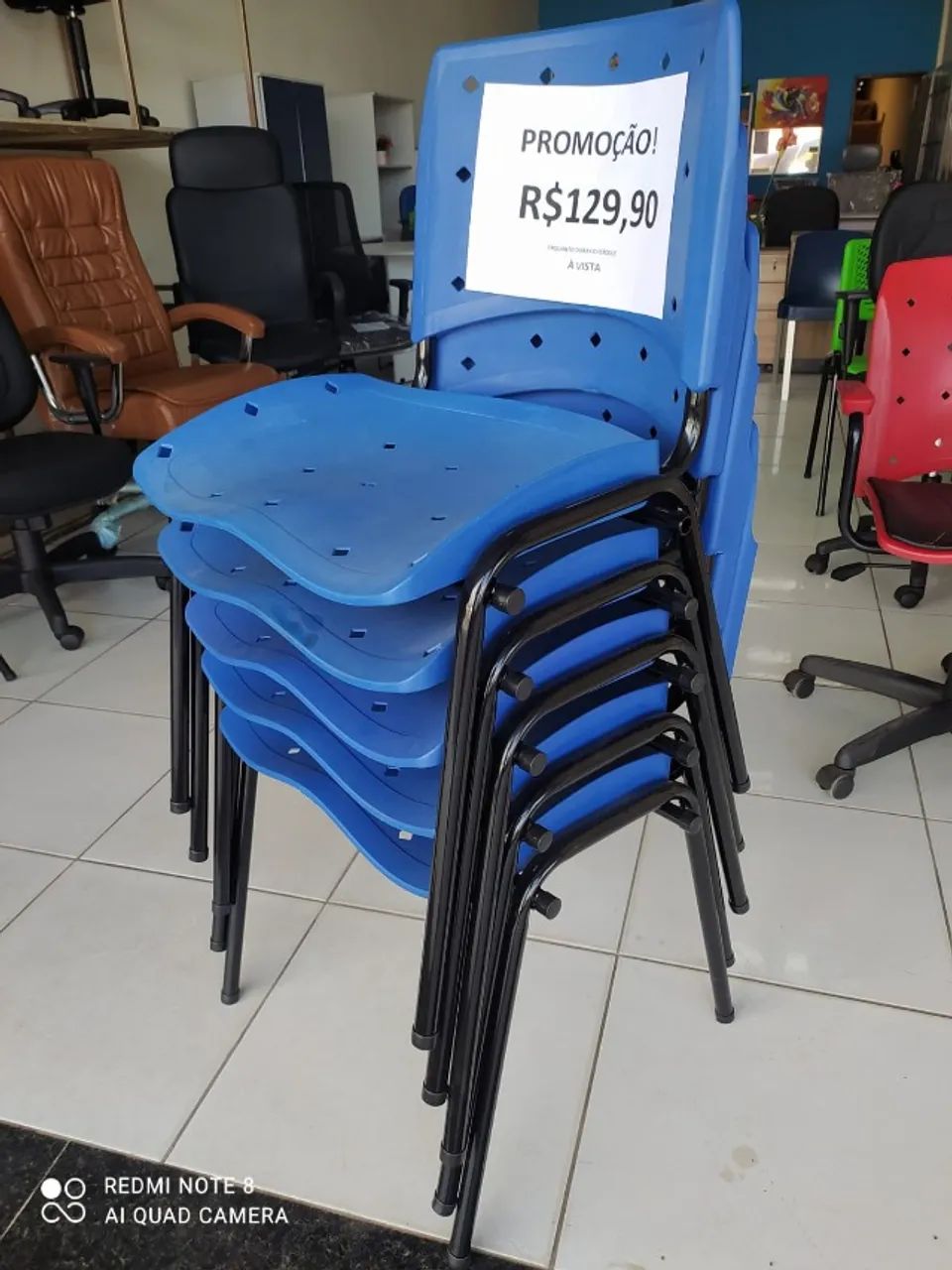 PROMOÇÃO CADEIRA FIXA SEMI NOVA  - Foto 2