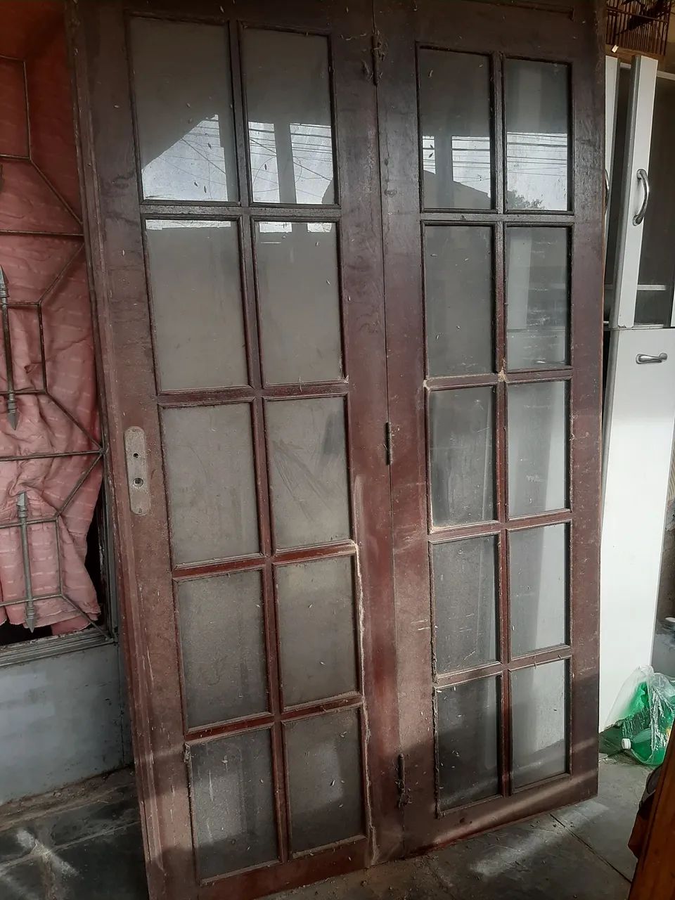 Porta dupla balcão 