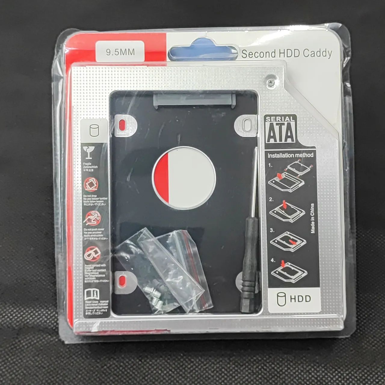 Adaptador Caddy para HD 2.5 e SSD Sata 