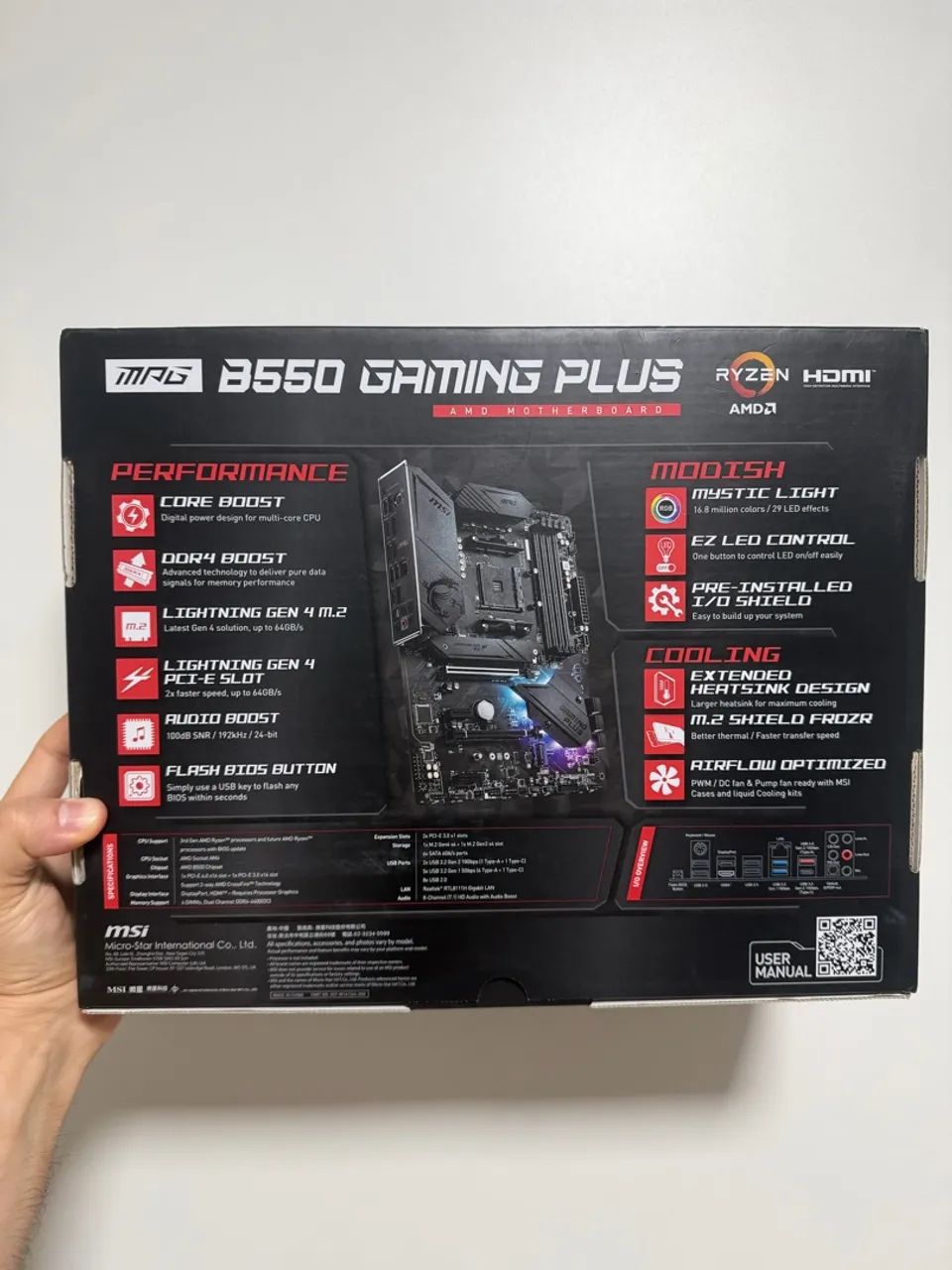 Placa mae msi b550 gaming plus atx - Foto 2