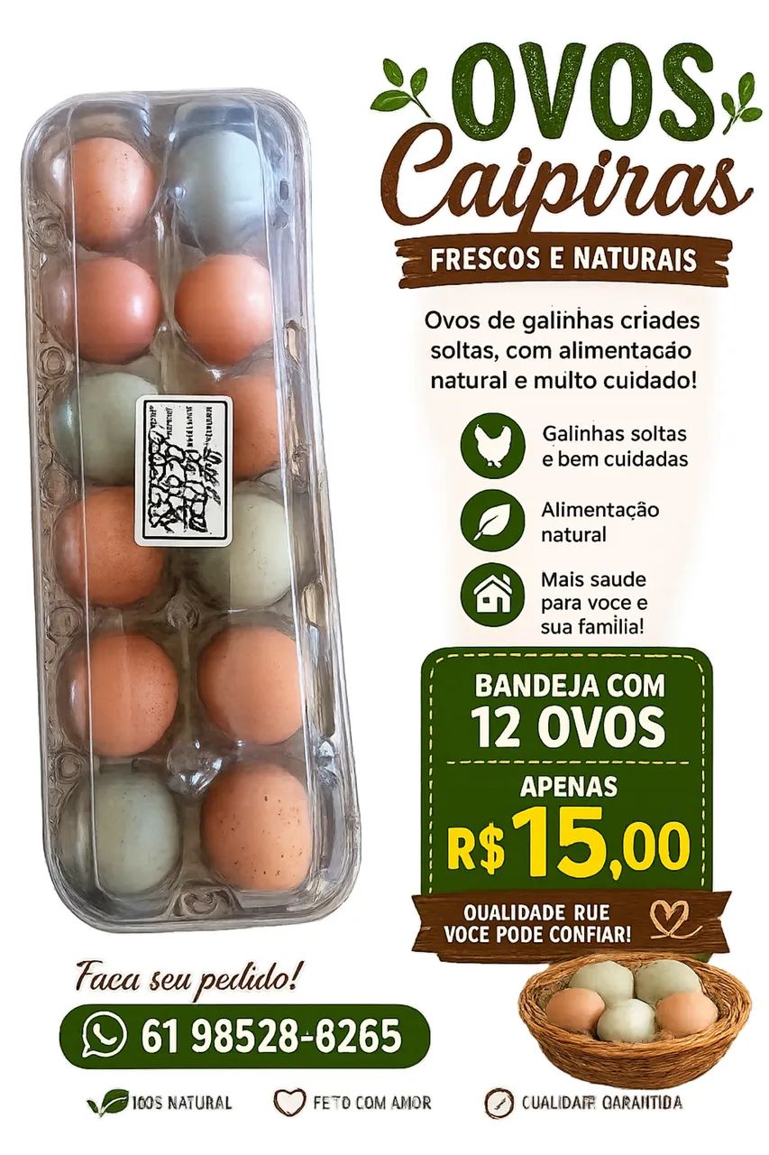 Ovos caipira 