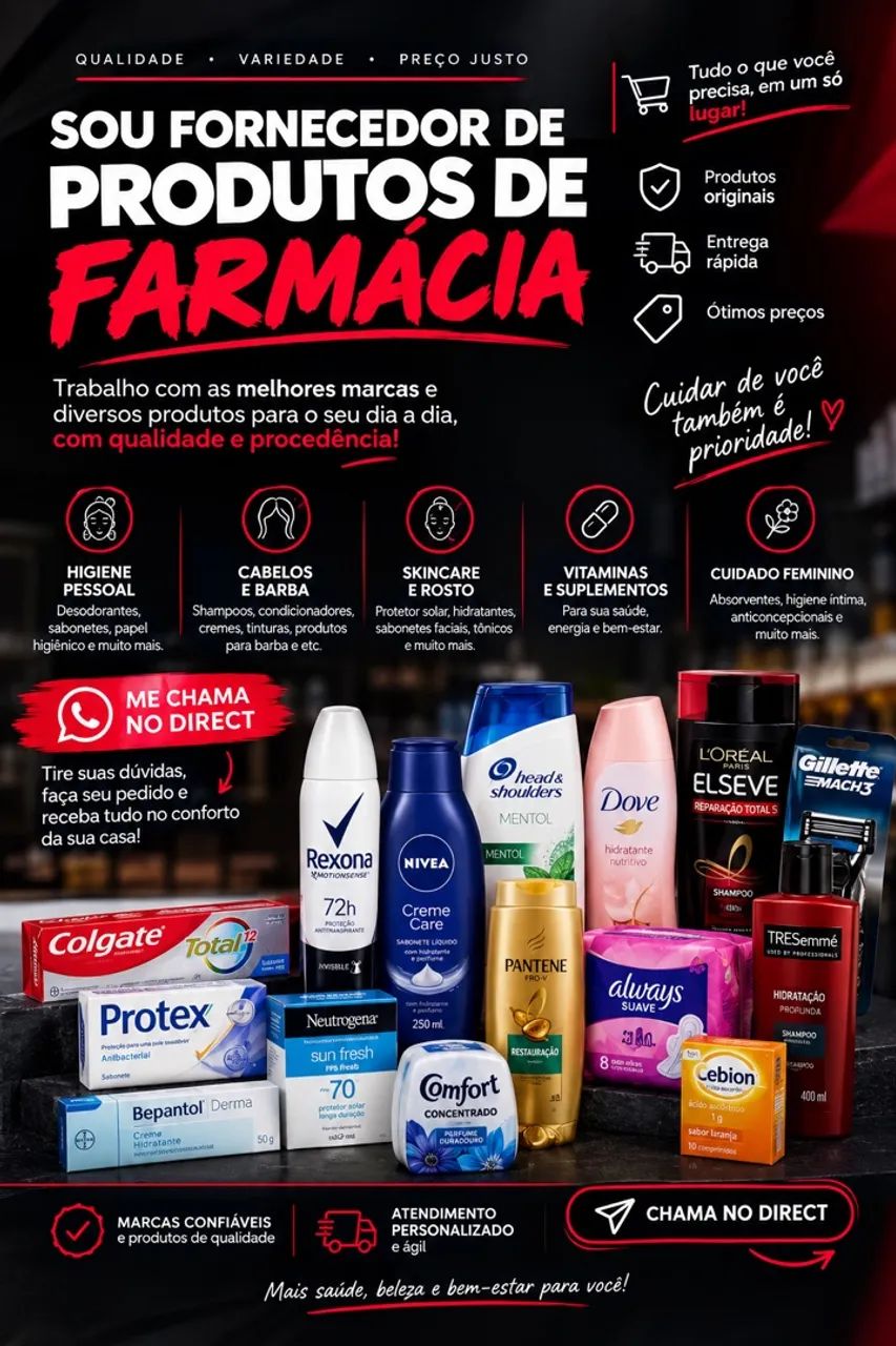 Fornecedor de farmacias etc