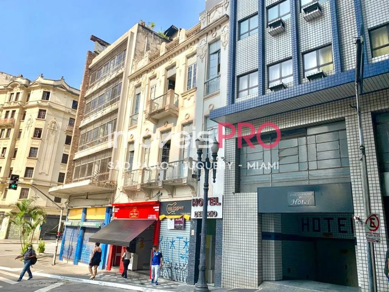 Hotel e duas lojas no terreo - comercial com renda