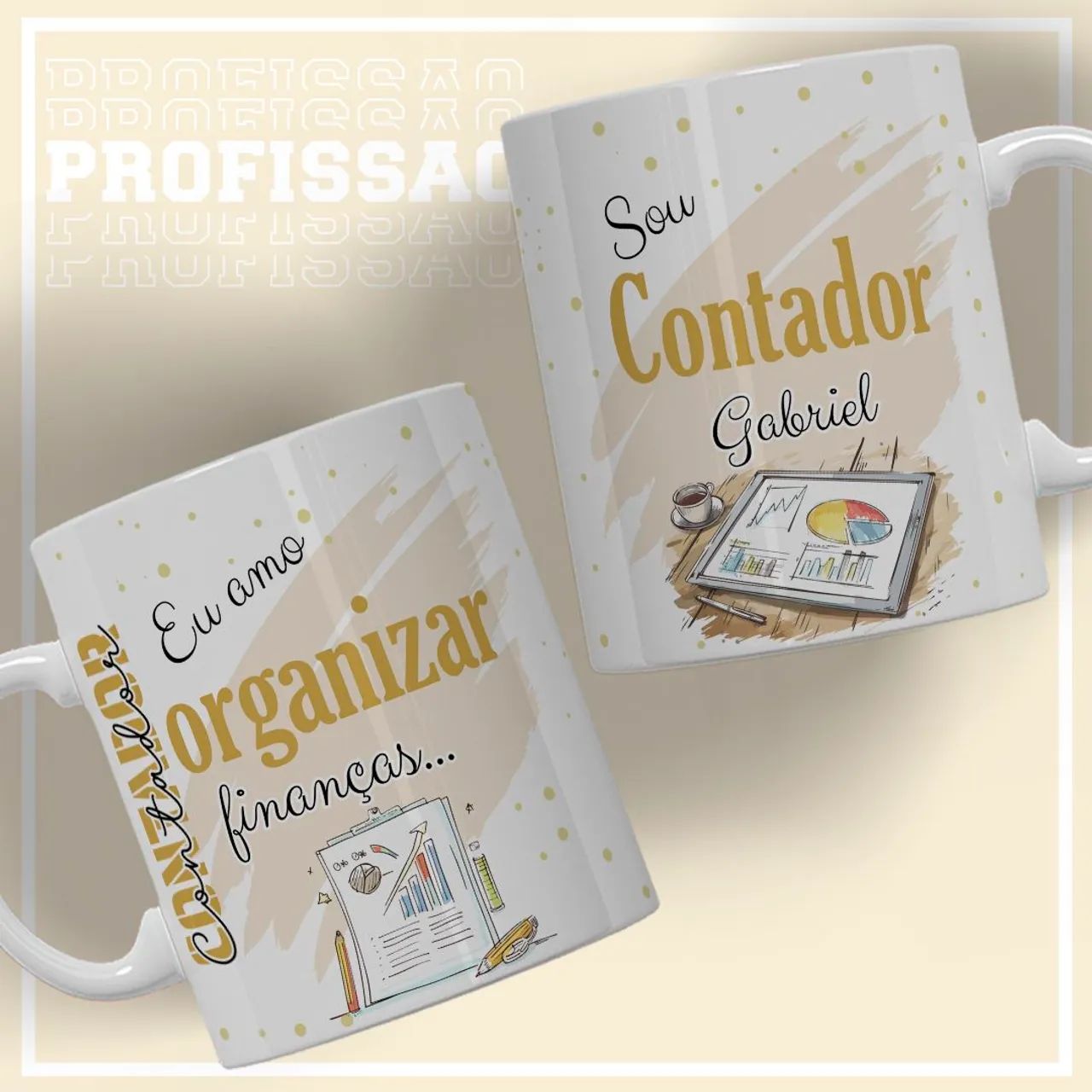 CANECAS PERSONALIZADAS - PROFISSÕES