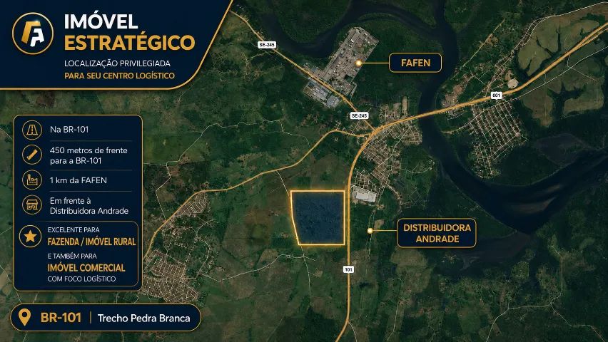 Imóvel Estratégico Para Centro Logístico ? 269.225 M² Às Margens Da Br-101 - Foto 2