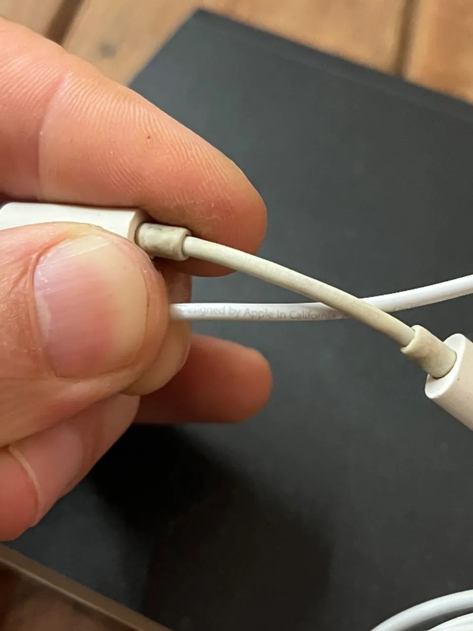 fone de ouvido apple branco + adaptador iphone - Foto 3
