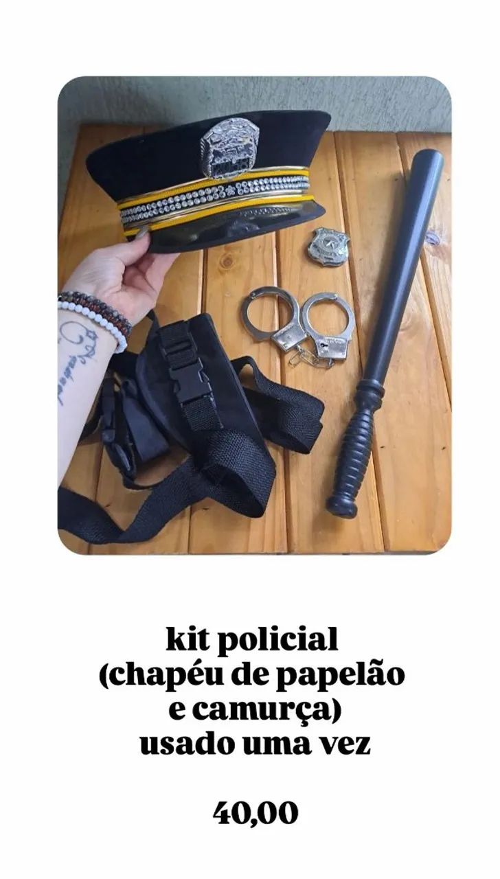 Kit policial fantasia - Foto 2