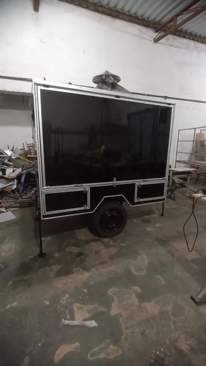 Micro Trailer de Espetinho Churrasco - Foto 5