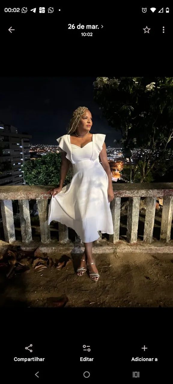 Vestido de festa branco  - Foto 2