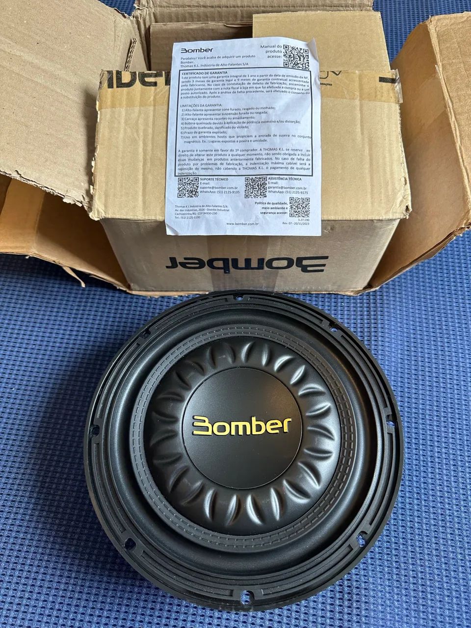 Subwoofer Bomber Slim 8 Polegadas - Foto 5