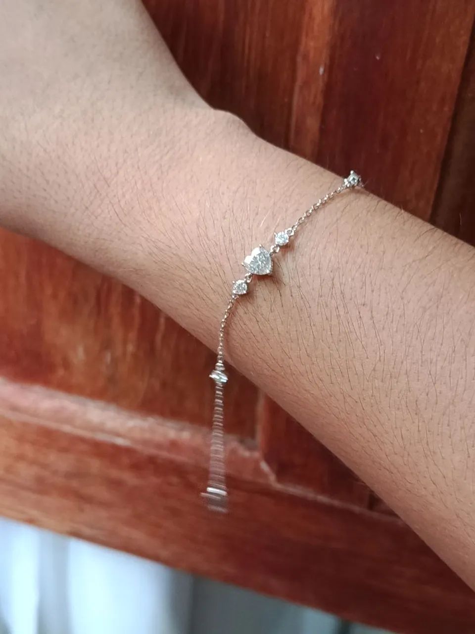 Pulseira moissanite acompanha certificado GRA - Foto 5