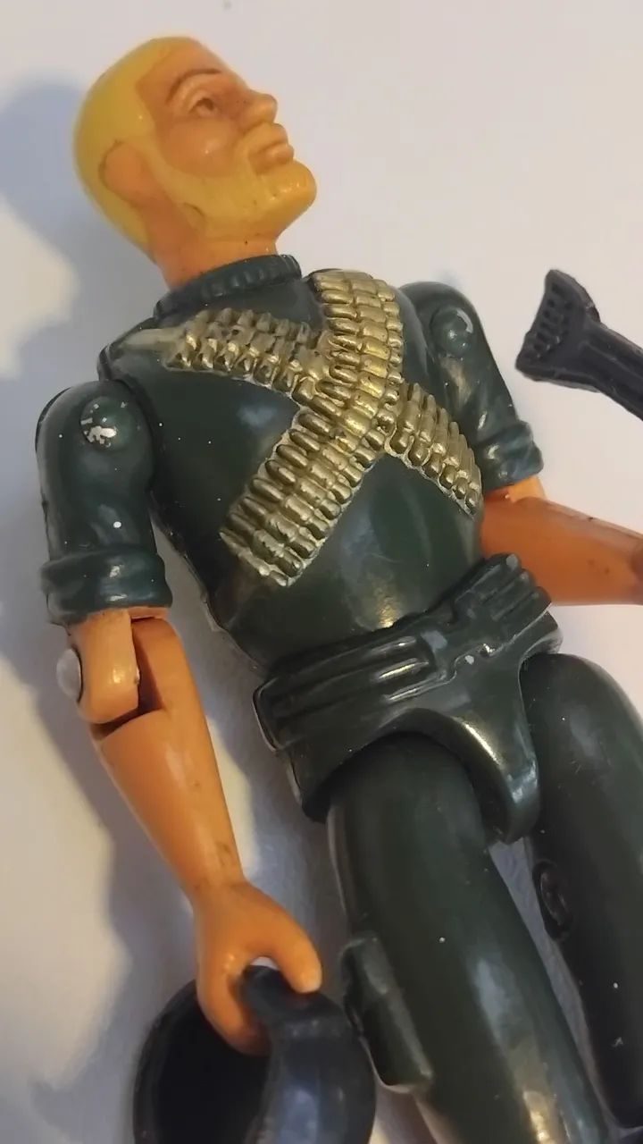 Boneco Comandos Em Ação Gi Joe Arma Pesada Estrela - Foto 4