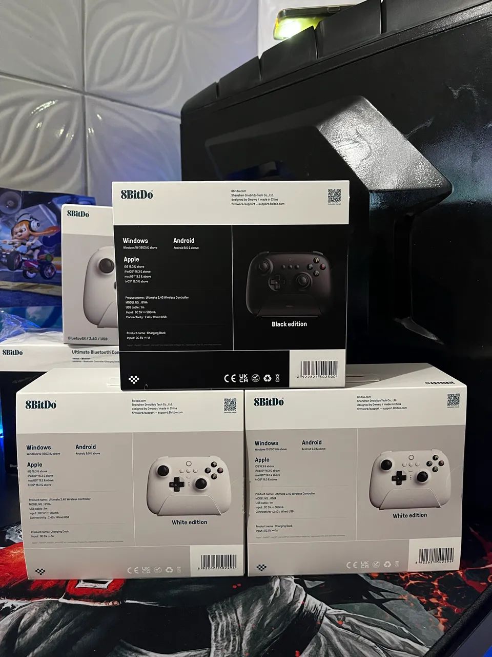 Controle Wireless 8BitDo Ultimate 2.4G para PC, Android e iOS - Com Bluetooth Novo - Foto 3