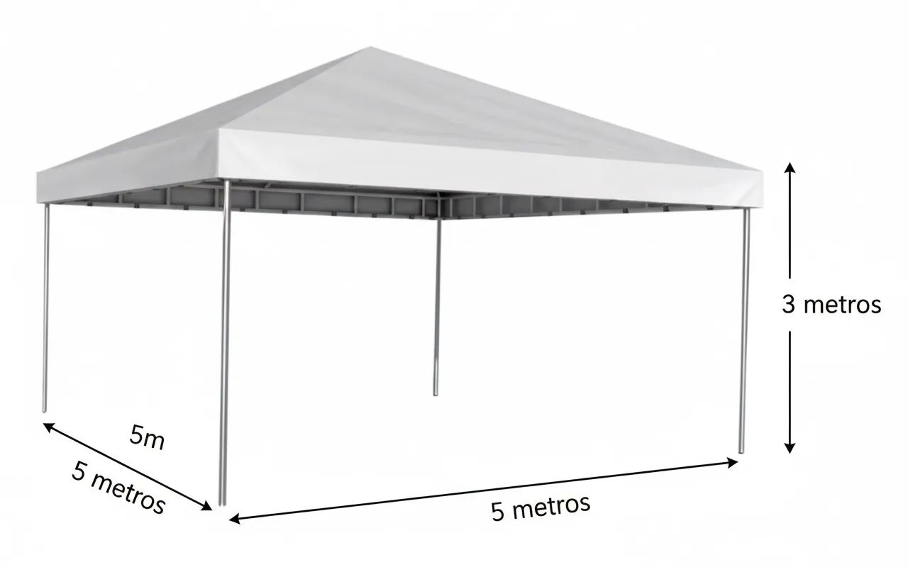 TENDA PIRAMIDAL 5x5 PROMOÇÃO!!!