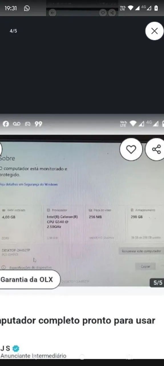 Computador Pronto pra usar - Foto 4