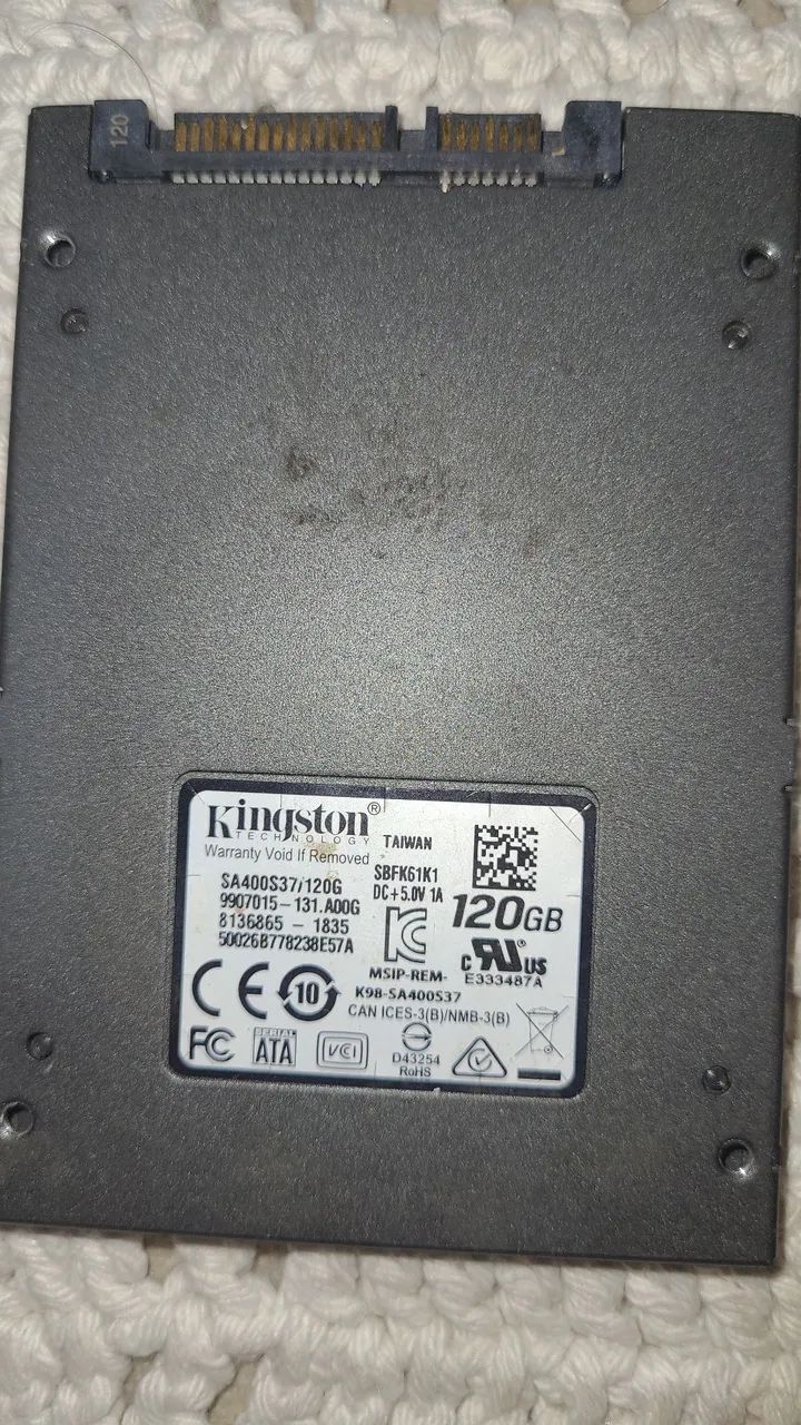 SSD Kingston 120 GB de notebook - Foto 2