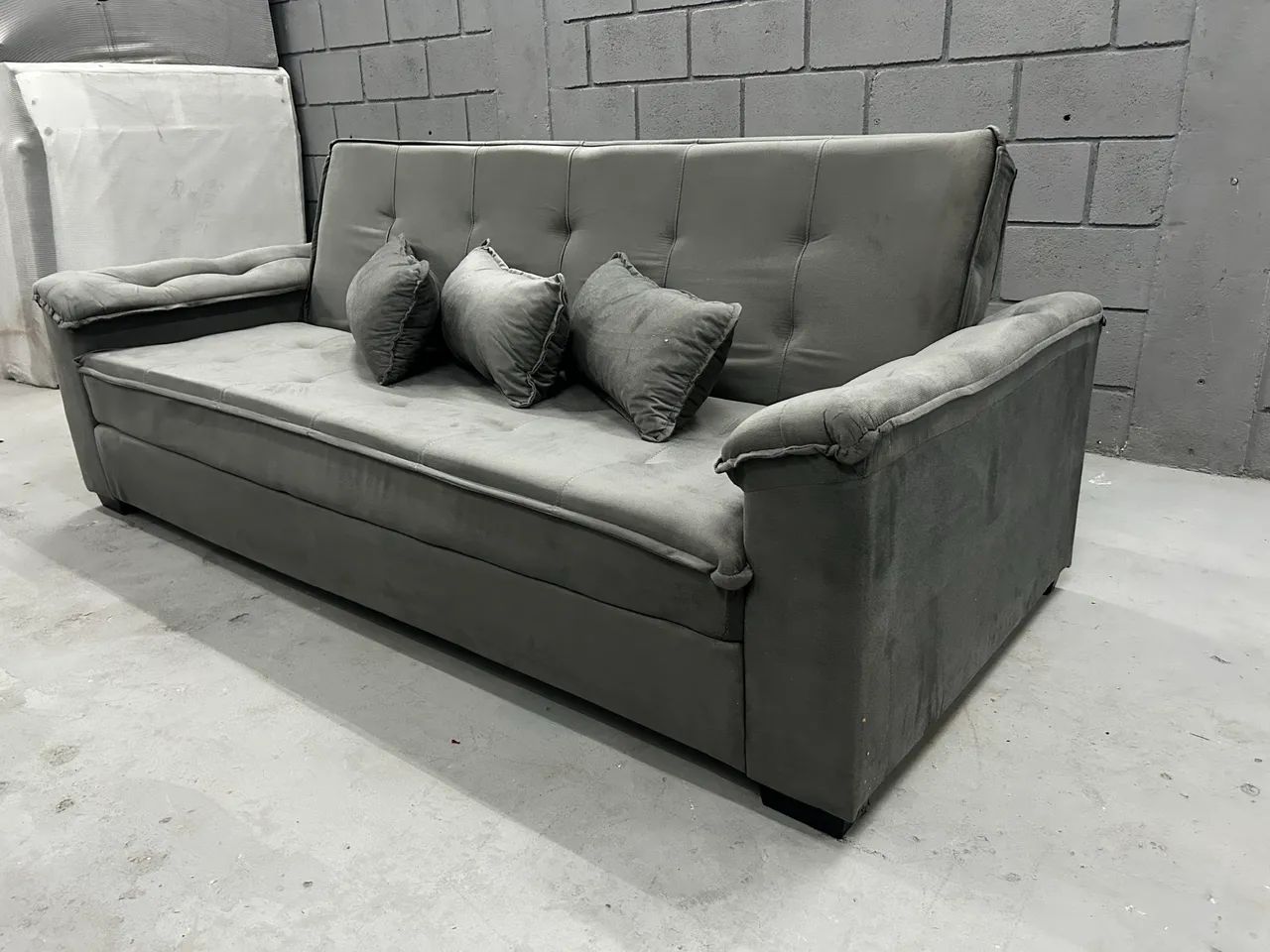 Sofá Cama Casal 2.10m NOVO ( Direto da Fábrica )  - Foto 2