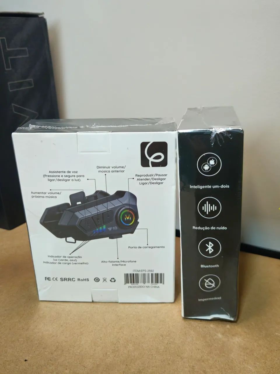 Fone intercomunicador de capacete  - Foto 2