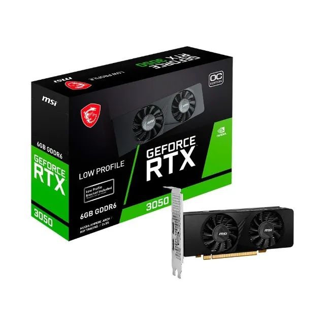 Placa De Vídeo MSI RTX 3050 LP 6GB DDR6
