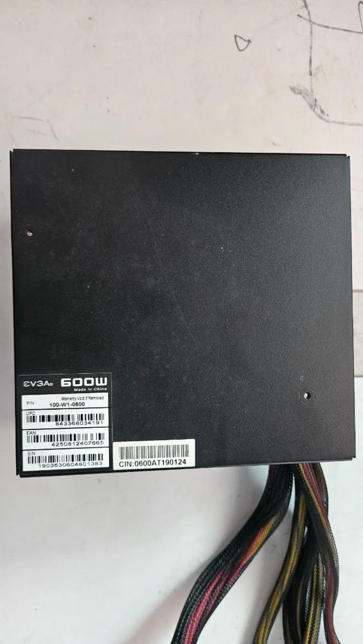 Fonte EVGA 600W (80 Plus / Bivolt) - Foto 2