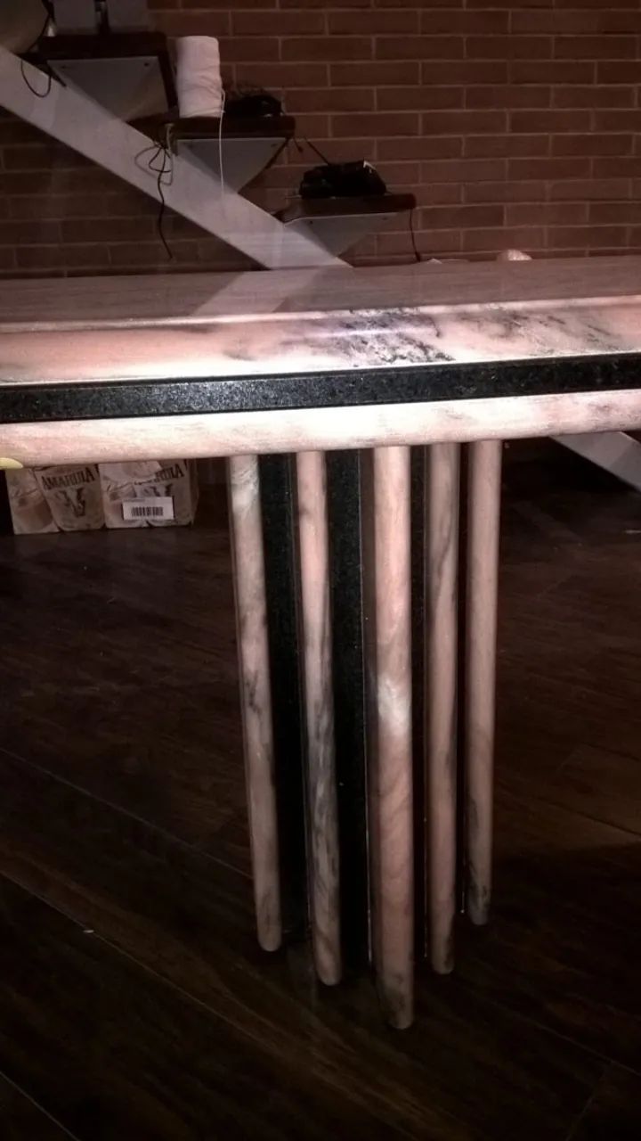 Mesa de jantar de Mármore Carrara (8 lugares) + buffet  - Foto 5