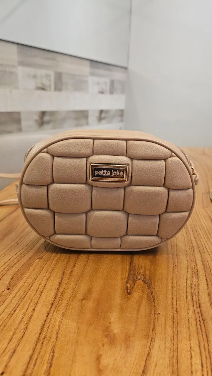 Bolsa transversal petite Jolie bege
