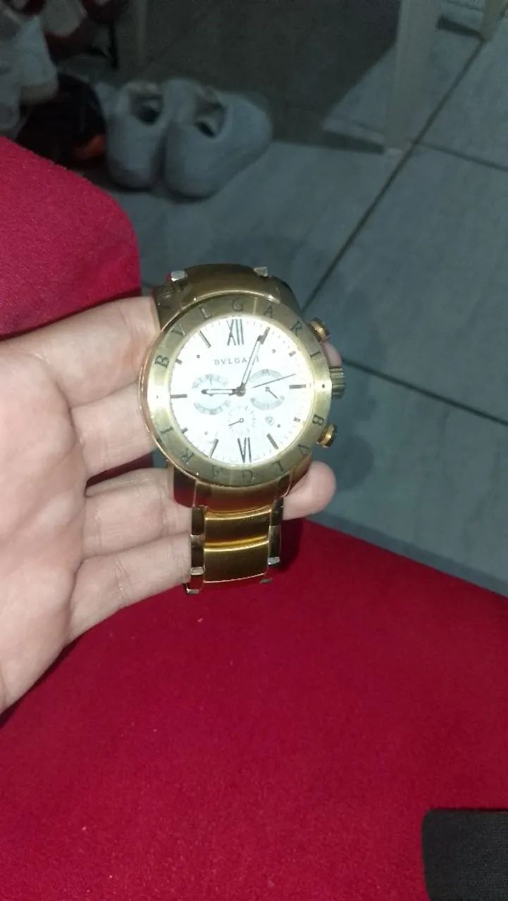 relógio de ouro da BVLGARI - Foto 4