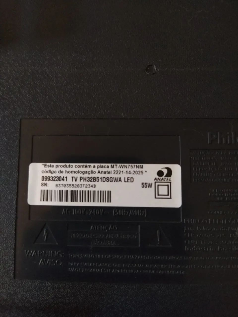 TV Philco 32 polegadas com defeito - Foto 3