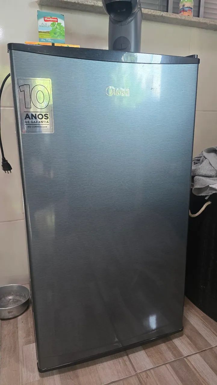 Frigobar midea grafite 