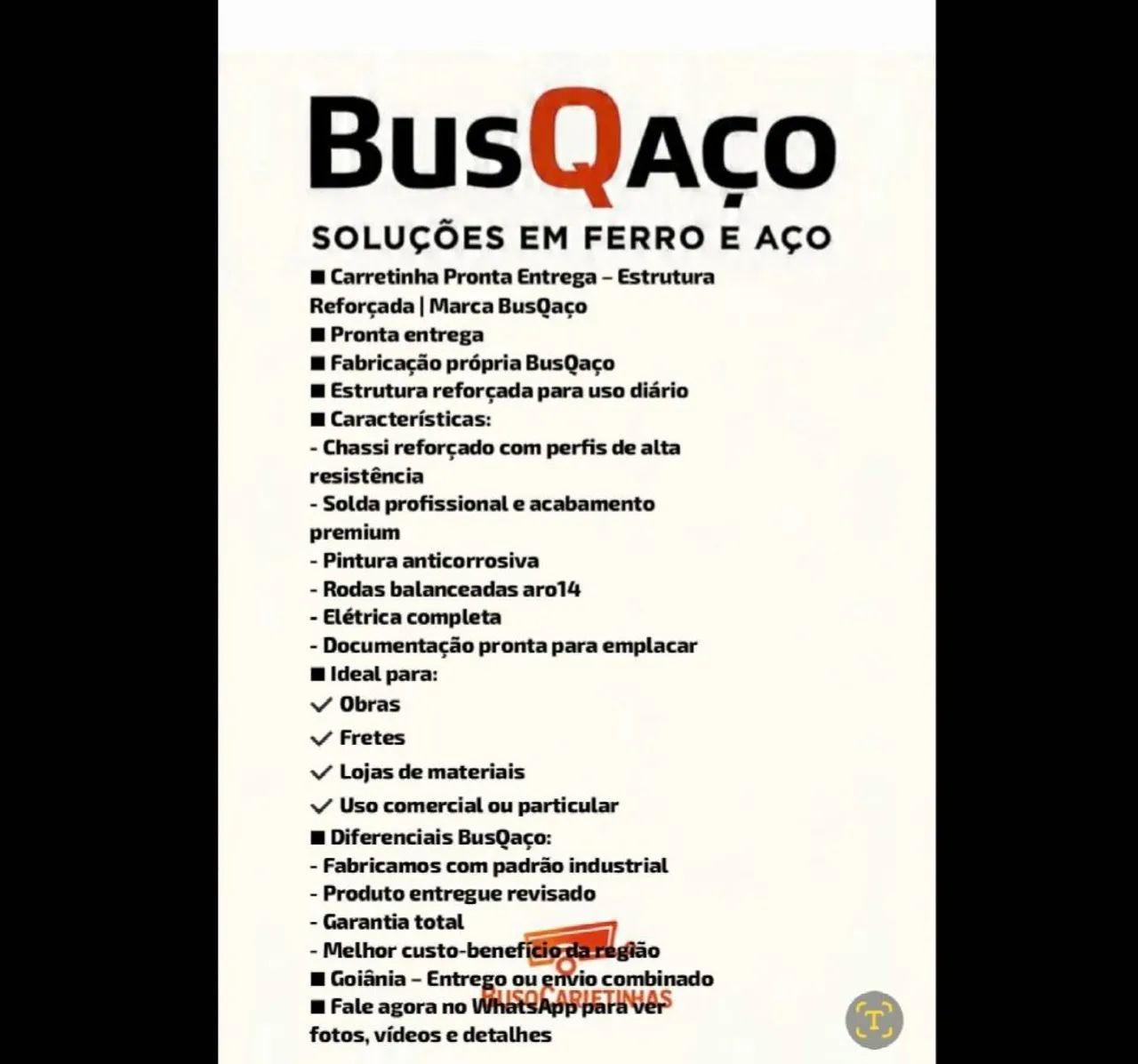 Carretinhas Reforçadas - Foto 5