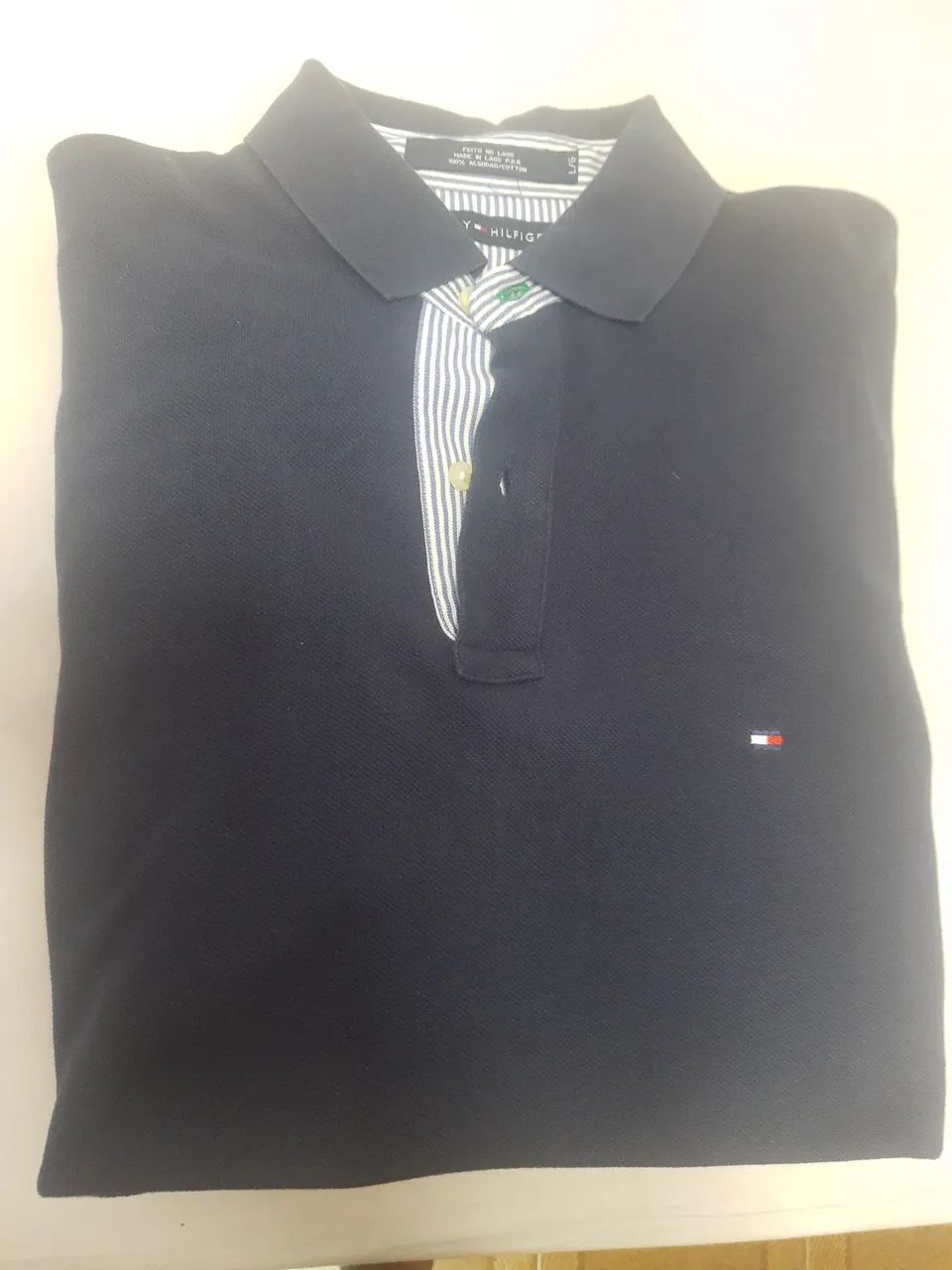 Camisa polo Tommy Hilfiger azul XG - Foto 2