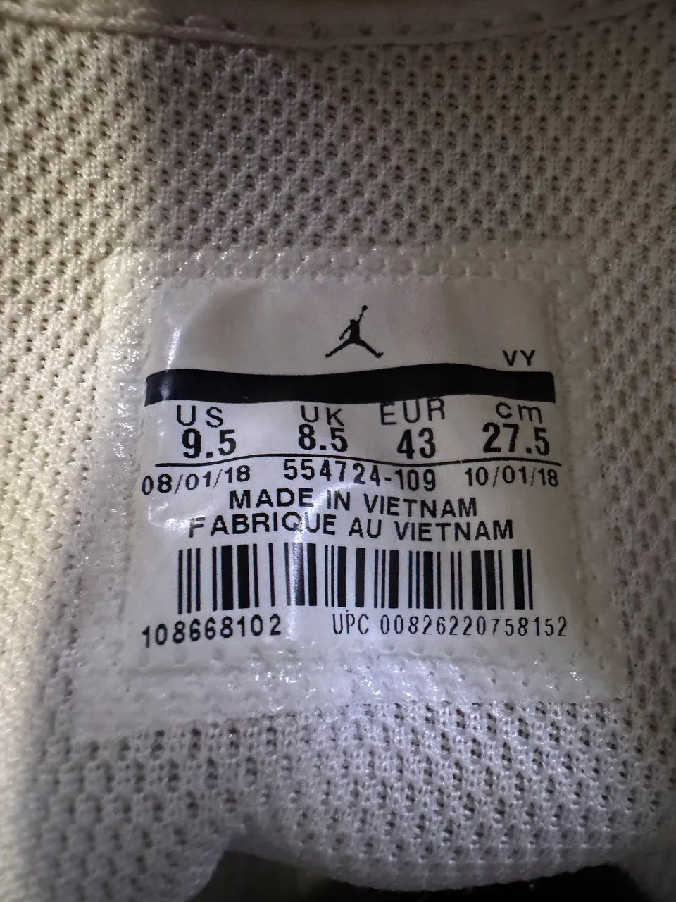 Air Jordan 1 Mid branco, original, comprado nos EUA. - Foto 2