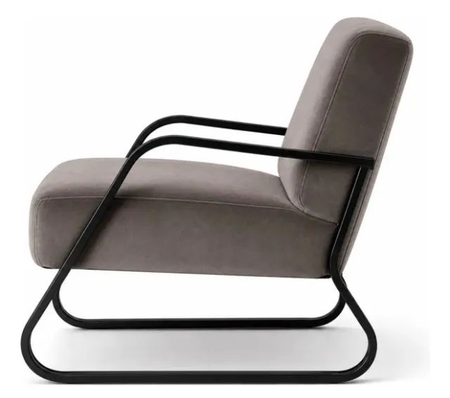 Conjunto de 2 Poltronas Decorativas - Estilo Industrial | Cinza - Foto 3