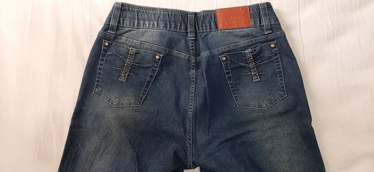 Calça jeans azul Loopper 48 - Foto 2