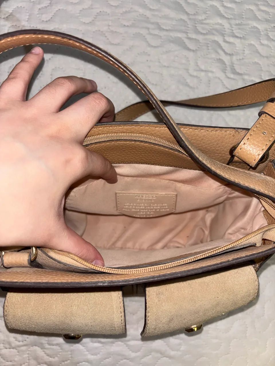 Bolsa da Arezzo bege - Foto 3