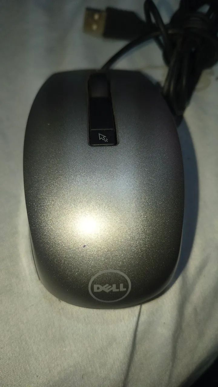 MOUSE DELL COM FIO USB