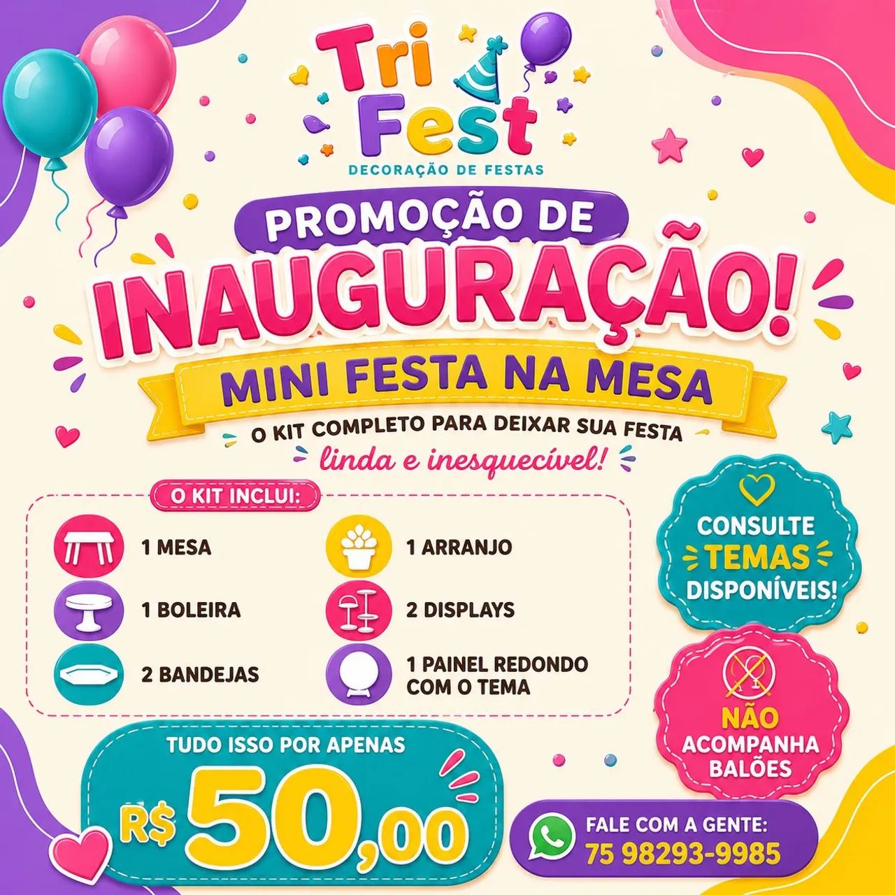 Festa na mesa