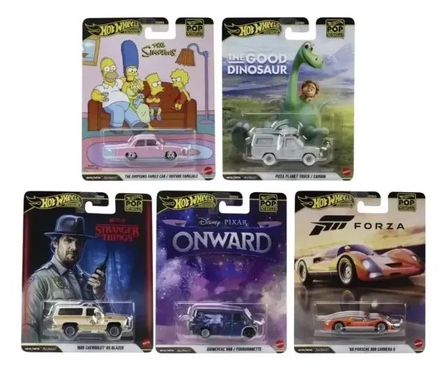 Hot Wheels Premium Pop Culture Simpsom K - Set Completo